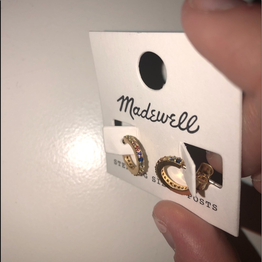 Madewell mini hoop earrings